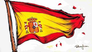 Spanish bank building representing mortgage lending and interest rate calculations