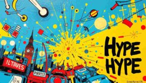 Corporate boardroom with empty seats labeled AI Ethics Committee.