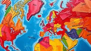 Illustration of a world map with the Western Hemisphere highlighted and marked 'USA Property'.