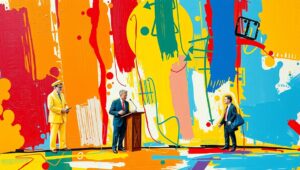 Britain Announces New Policy Initiative, Immediately Launches Inquiry Into Why Nobody Understands It (6) Whiteboard covered in confusing government jargon and interconnected arrows.