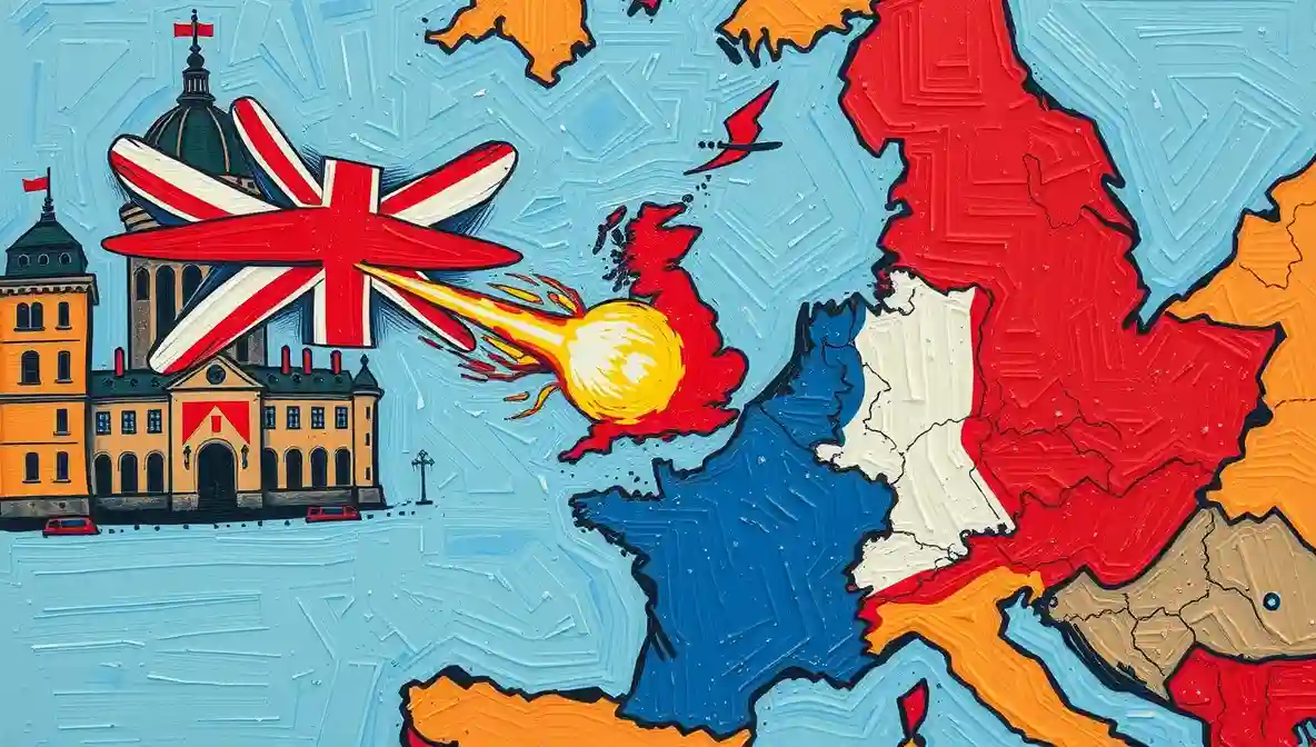 Britain and France Launch Precision Strike After Map Appears to Have Circle Drawn on It