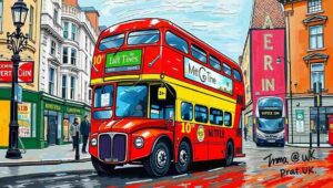 Lonely rural bus stop in the countryside with infrequent service timetable