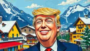 Humorous illustration of European political weakness in the face of US power