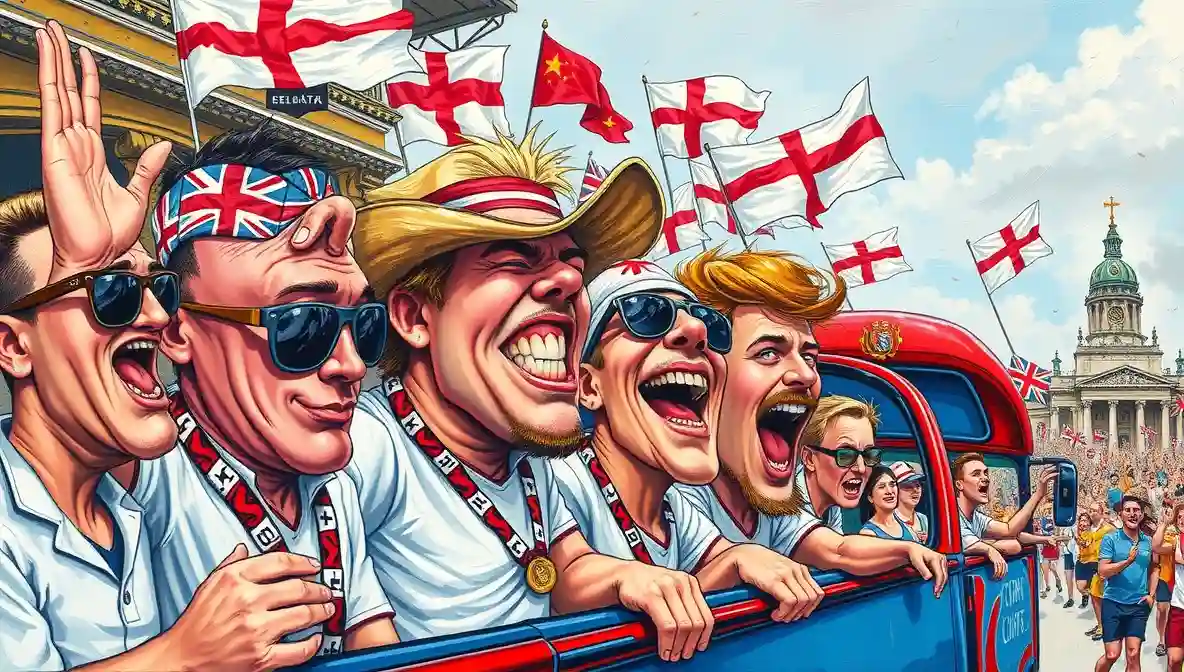 England Fans Plan Open-Top Bus Parade