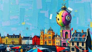 The Berlaymont building, headquarters of the European Commission in Brussels, where AI policy is debated.