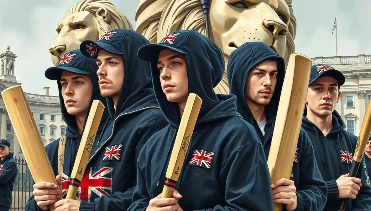 Guarding Trafalgar Square Lions