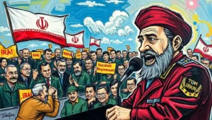 Official-looking document declaring 'Iran Is Next,' representing the article's opening statement about geopolitical inevitability