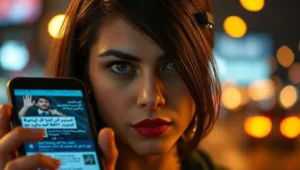 Satirical infographic showing global misinformation flow during Iran's internet shutdown.