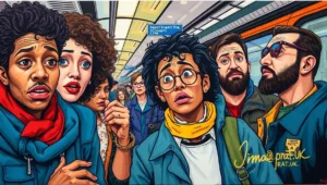 A London Underground display board showing severe delays on the Northern Line.