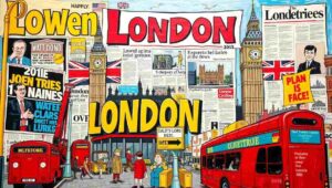 A crowd of tourists with suitcases and cameras outside a major London landmark like the Tower of London.