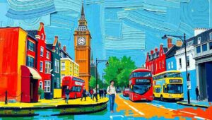 A minimalist, unaffordable London apartment interior A stylish but tiny London apartment interior featured in aspirational lifestyle content.