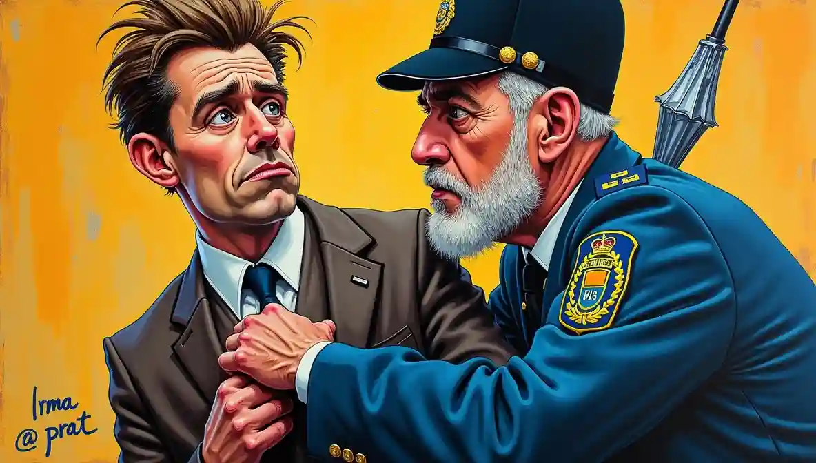 London Police Apprehend Gentleman