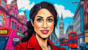 Satirical illustration of celebrity being left off exclusive guest list and invitation