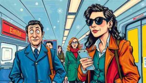 Screenshots showing nudify apps available in major app stores despite moderation promises.