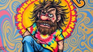 Proud Boys Jail Assault Political Violence Satire Comic illustration of Proud Boys staging bar fight to get arrested.