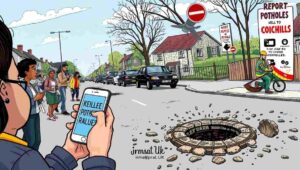 Chart showing correlation between pothole complaints and vehicle damage claims over time.