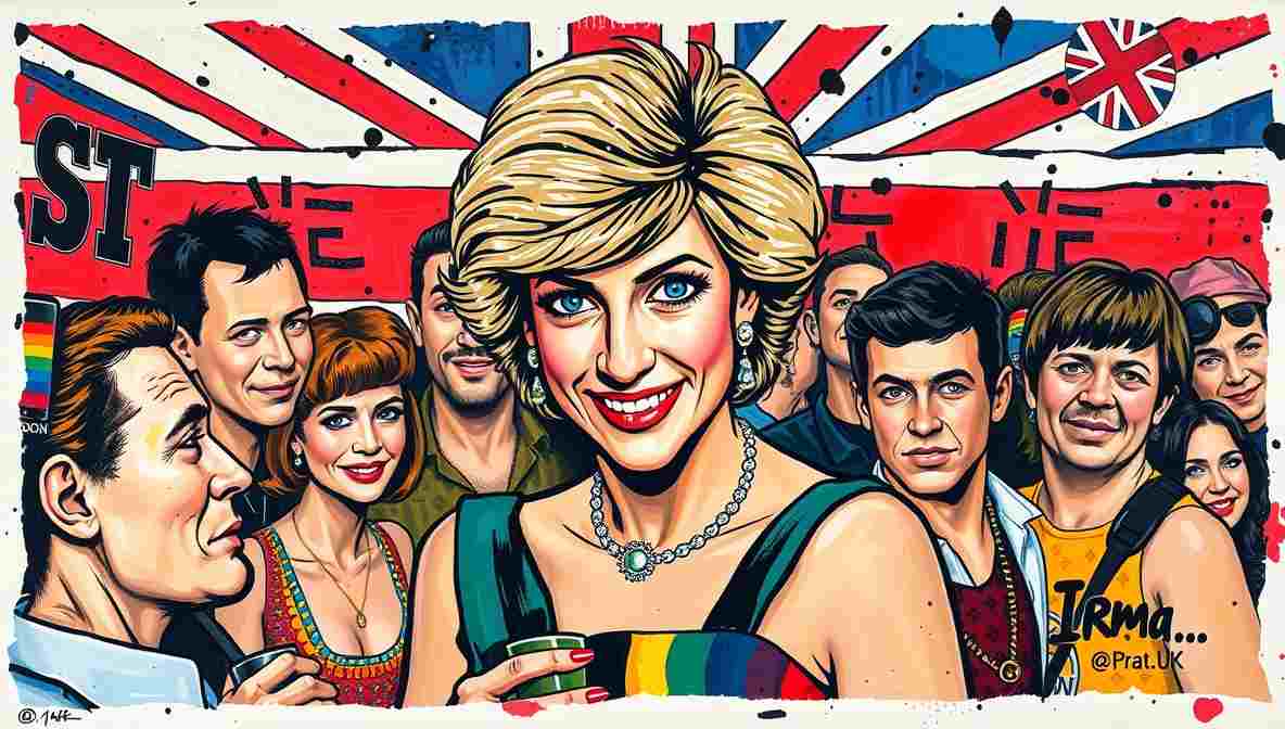 How Diana Disappeared Into Crowd