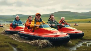 The hovercrafts sat quietly, waiting. They knew what was coming.