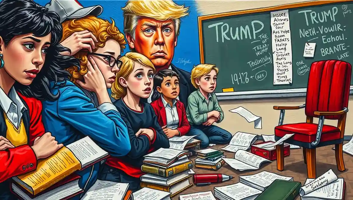 Students Traumatized by Democracy; Teacher Arrested for Providing Visual Aids