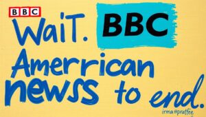 The BBC announced a new programming slate consisting largely of waiting for American news cycles to END (1)
