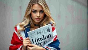 A reader reacts to a newspaper opinion page with disbelief A person reading the opinion section of a newspaper with a look of skeptical amusement.
