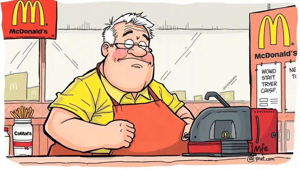 Tim Walz Begins Work at McDonald’s