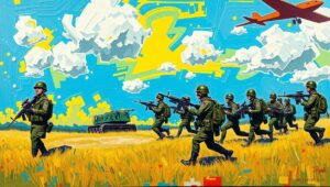 Infographic breaking down the £200 million UK defence spending allocation.