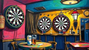 The warm, inviting exterior of a traditional British pub at dusk.