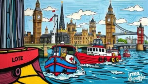 UK's Stop the Boats Campaign Successfully Increases Boats (4) Infographic comparing rising UK small boat arrivals to stable EU migration figures.