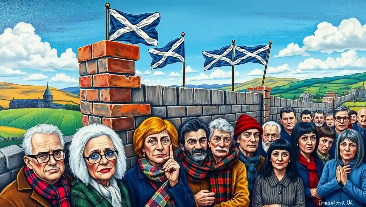 Scotland Threatens to Build Wall on English Border, Demands England Pay for It