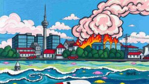 Influencers filming explanatory videos during social media controversy