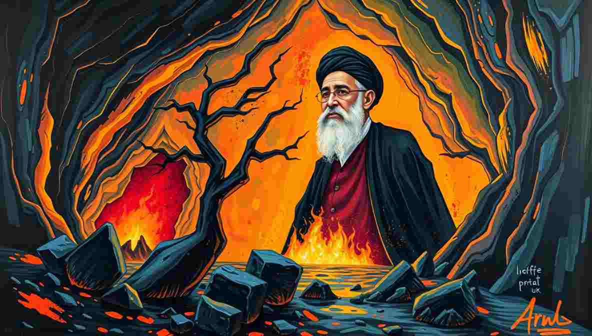 Ayatollah Khamenei Arrives in Hell