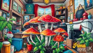 Scientific research laboratory studying psilocybin effects on brain and empathy