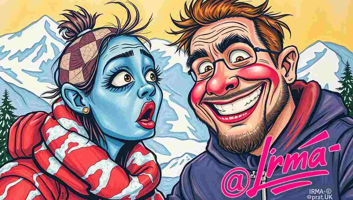 Dumbass Man Freezes Girlfriend