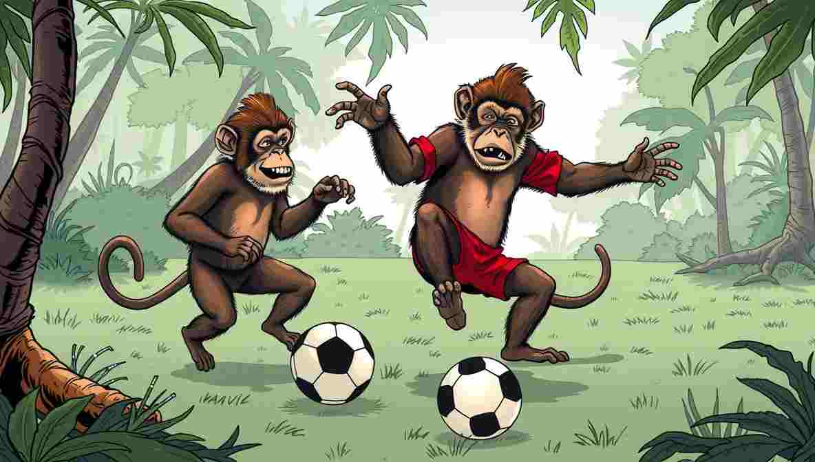 Monkey’s Halt Champions League Match