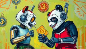 Robots in assembly line representing Chinese industrial automation competition