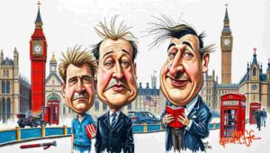 Empty wallet and calculator symbolizing financial trouble and bankruptcy