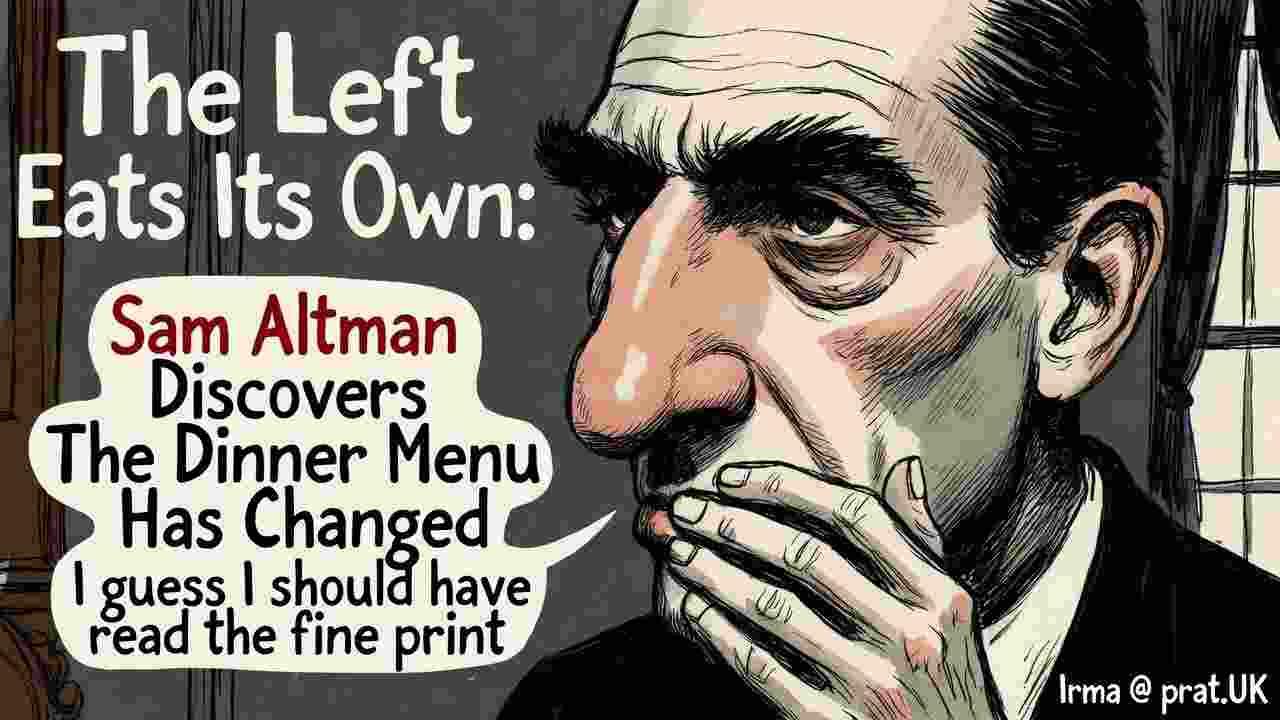 Sam Altman Discovers the Dinner Menu Has Changed