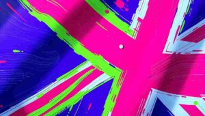 UK Flag Odd Neon (18) Princess Beatrice and the Prince Andrew Arrest