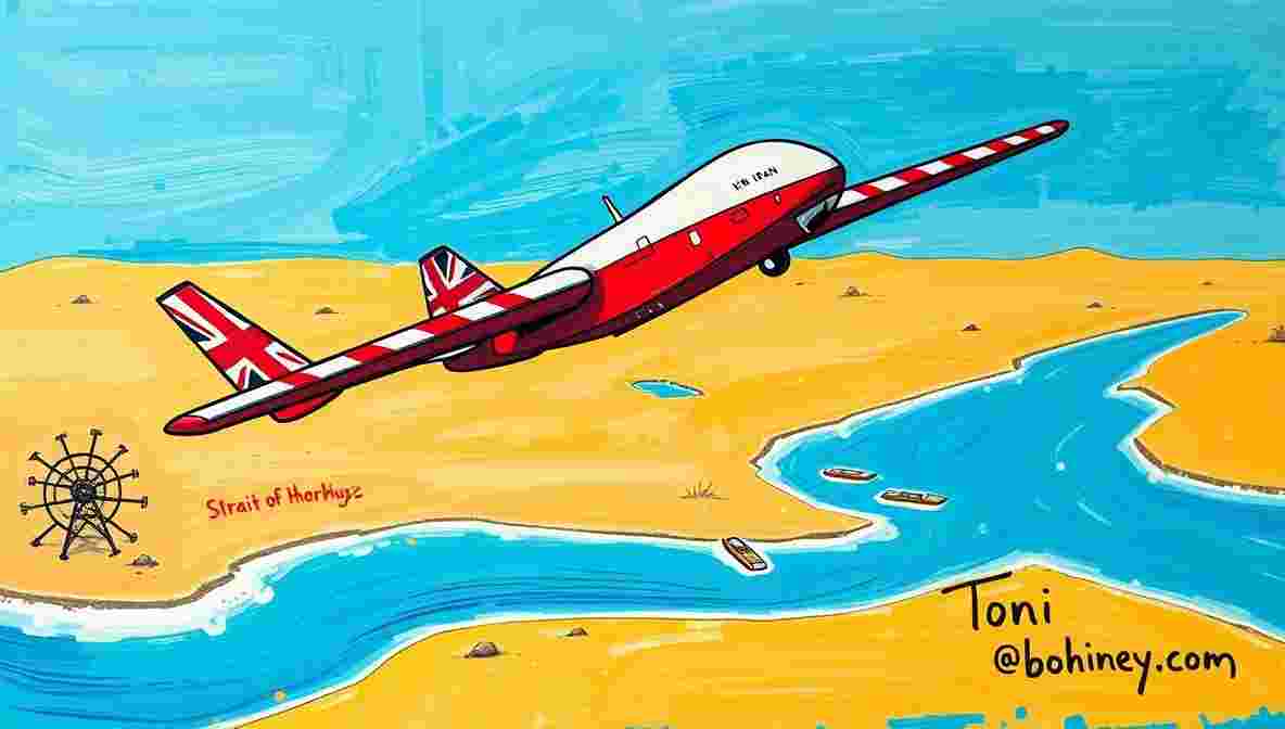 Britain Sends One Drone to the Strait of Hormuz, Calls It a Fleet