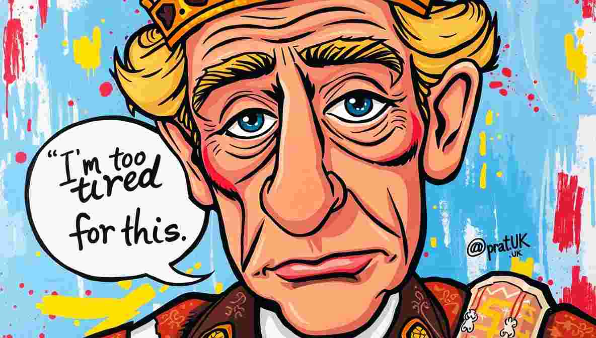 King Charles: “I’m Too Tired For This.”