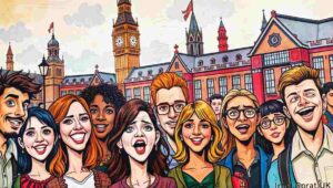 continuous education, informal intellectual accumulation, learning society, British innovation Oxford University architecture representing Britain's historical contribution to education and learning