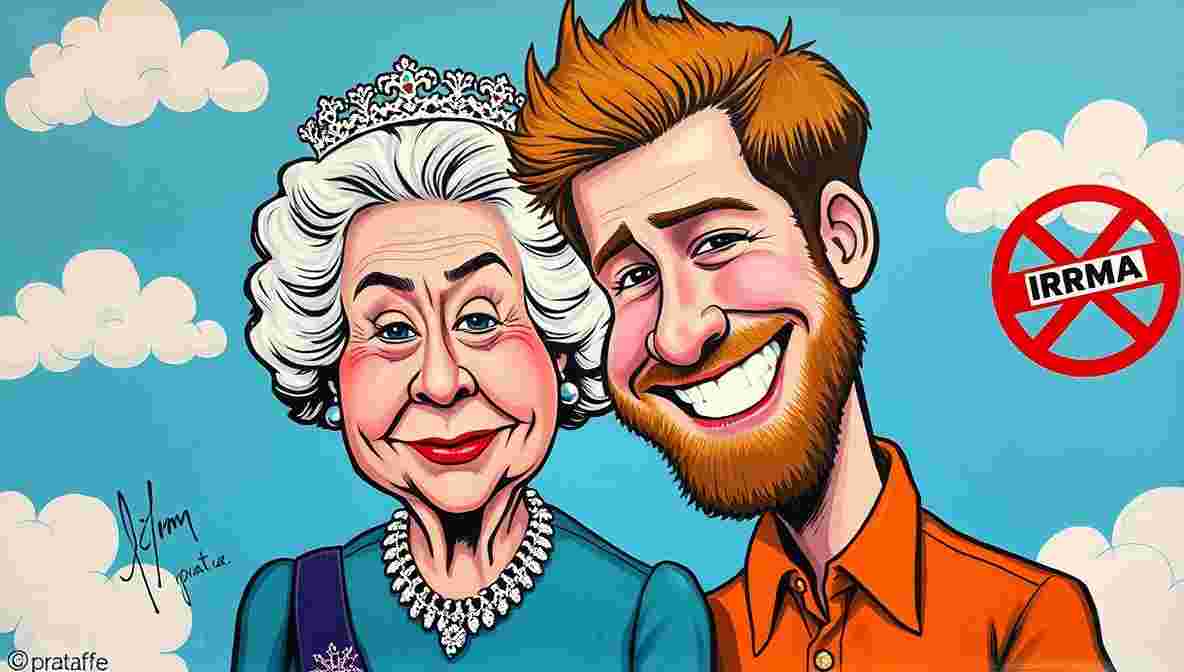 Queen Elizabeth and Prince Harry