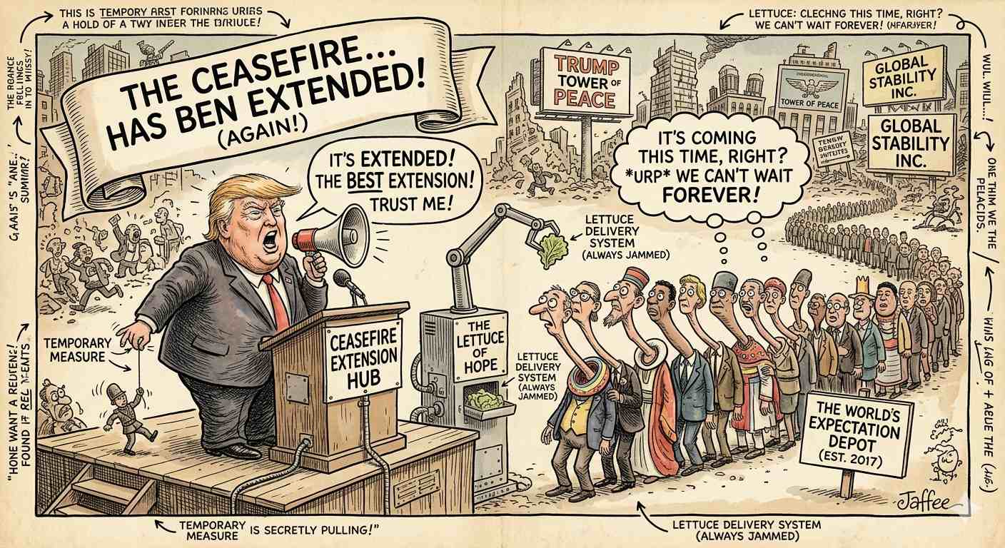 Trump Extends Ceasefire