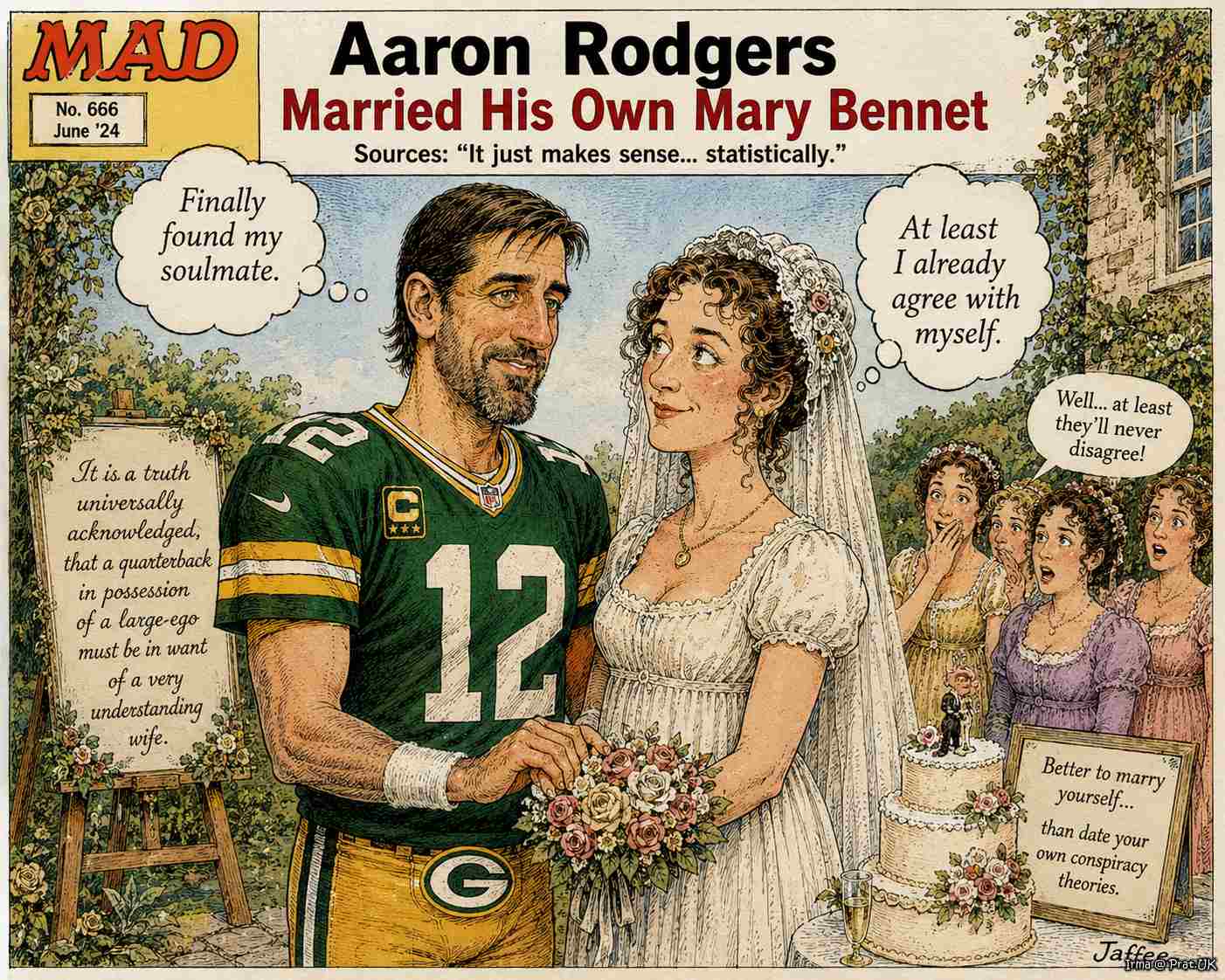 Aaron Rodgers Has Married Mary Bennet
