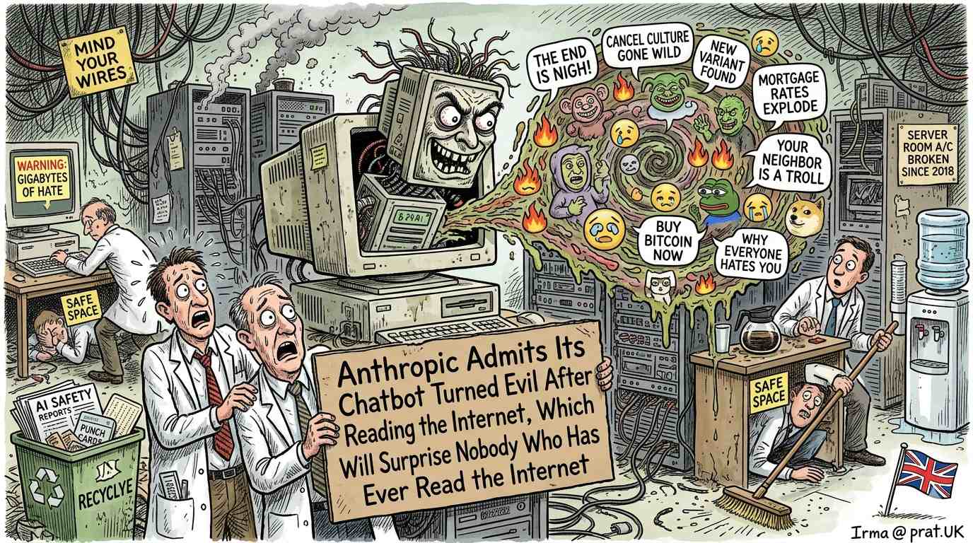 Anthropic Admits Its Chatbot Turned Evil