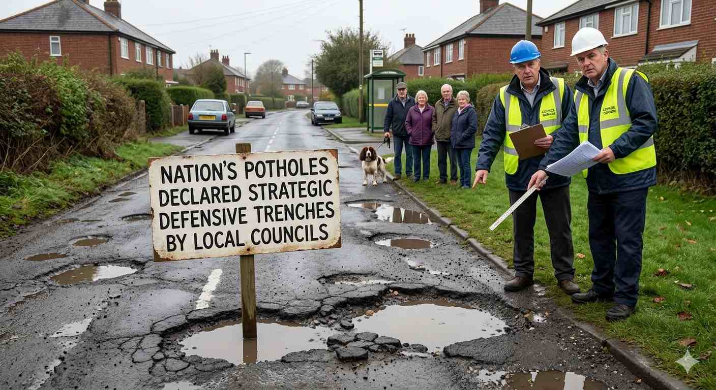 Potholes Declared Strategic Defensive Trenches