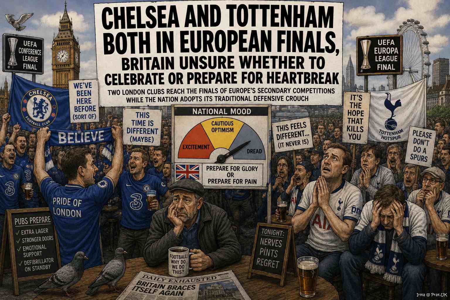 Chelsea and Tottenham