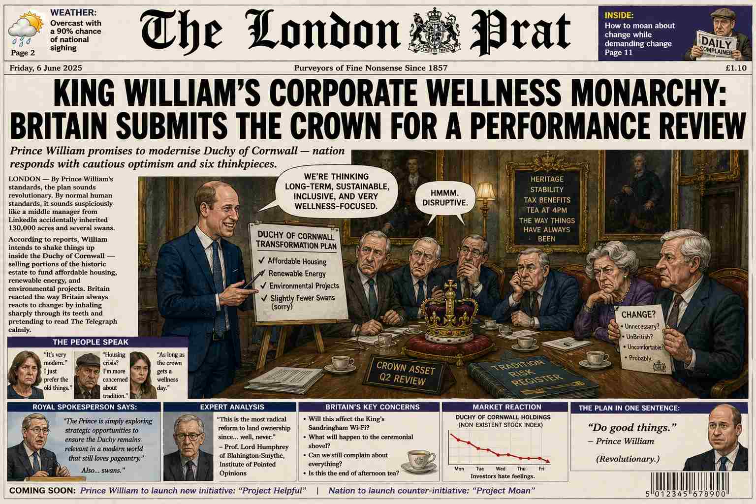 King William’s Corporate Wellness Monarchy