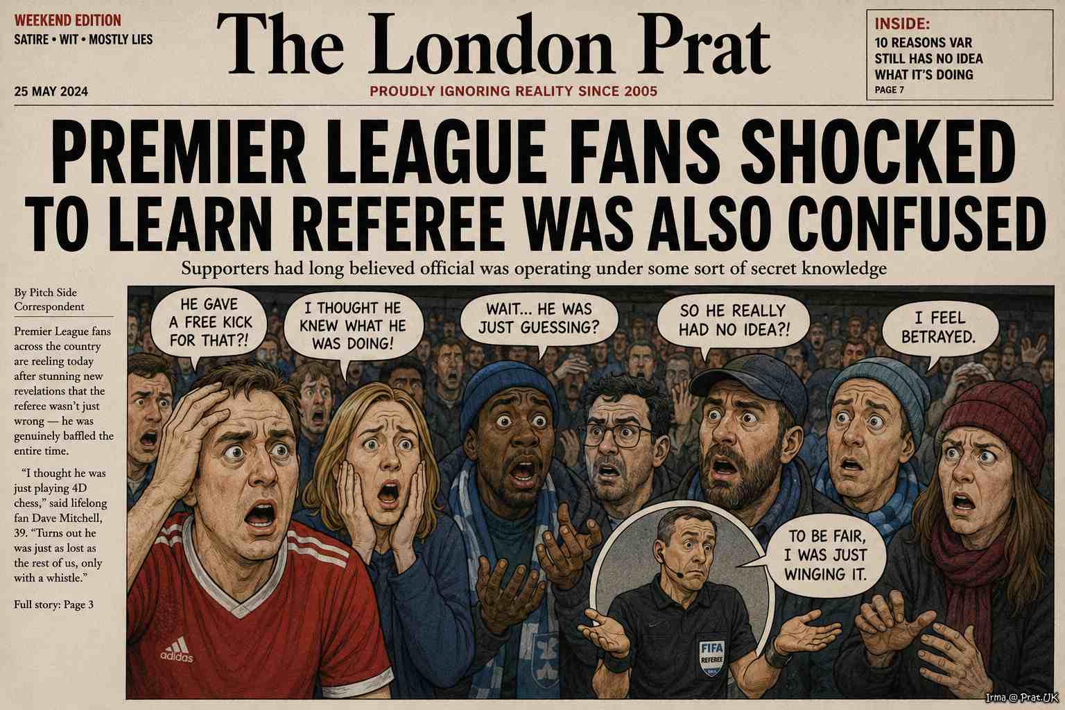 Fans & Referee Were Both Confused